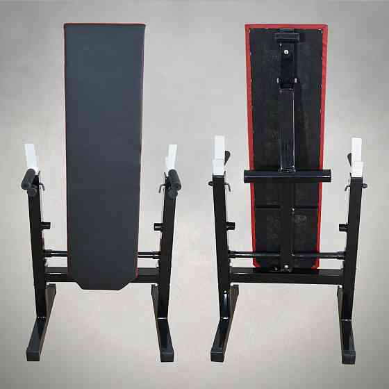 Скамья для жима горизонтальная Стойки, скамьи для жима и приседаний складная Киев