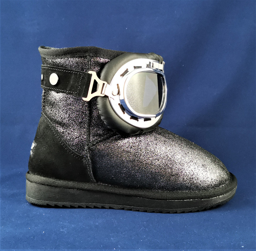 Зимові Жіночі Уггі UGG Чорні Чоботи на Хутрі Теплі (розміри: 36,37) - 29 Дніпро - фото 3