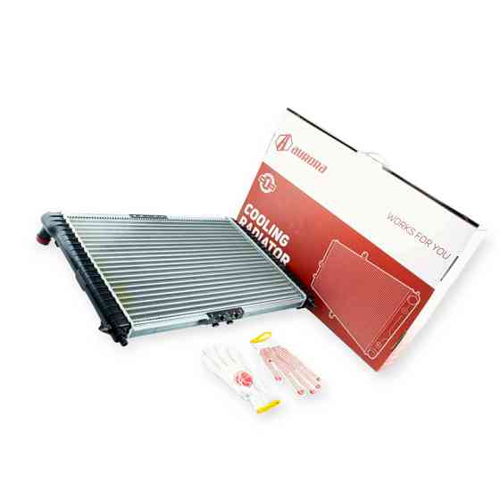 Радиатор Шевроле Авео 1.6, 1.4 механика с конд.(600мм) (96536525) двигателя Мукачево