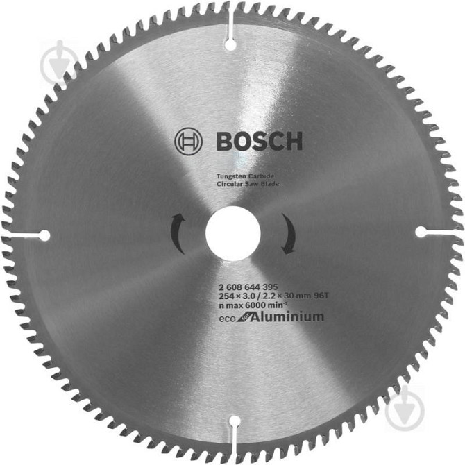 Пиляльний диск Bosch ECO AL 254x30x2.6 Z96 2608644395 Коломия - фото 1