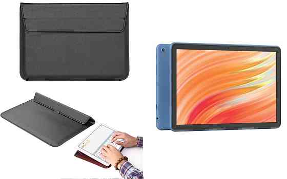 Чехол-конверт VitoCase для Amazon Fire HD 10 (13th gen), с функцией подставки для планшета Черный Киев