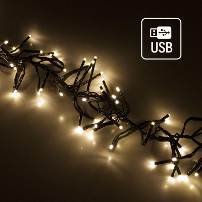 Гирлянда ColorWay Мишура LED 150 5 м 8 функций теплый цвет USB (CW-G-150L5U) Винница - изображение 8