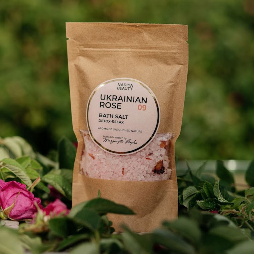 Морская соль для ванны с минералами Мертвого моря Ukrainian Rose 200 г Киев - изображение 6