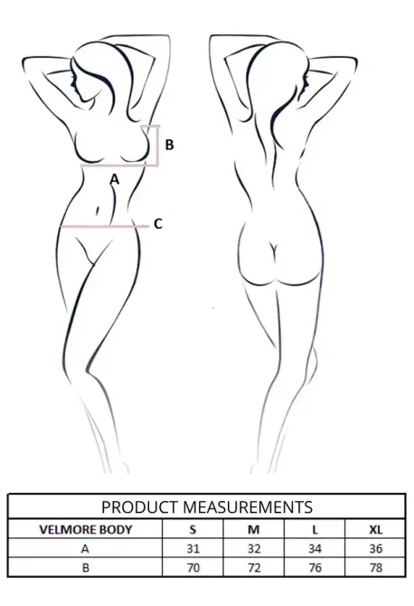 Боді Passion VELMORE BODY black M Львів - фото 9