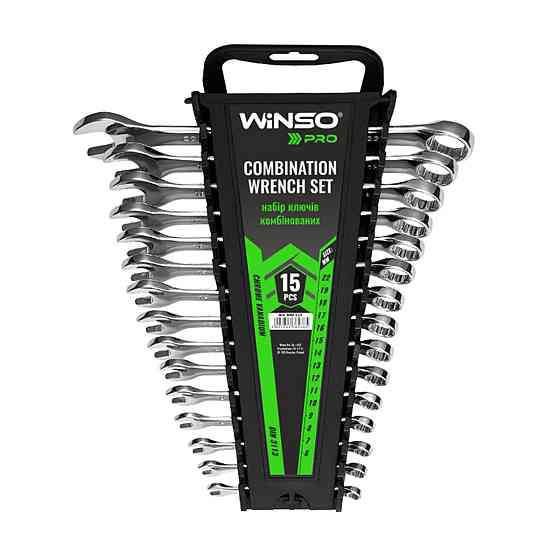 Набор ключей Winso PRO комбинированные CR-V 15шт 6-22мм Киев