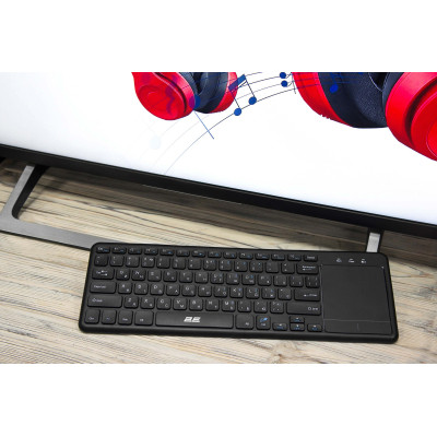 Клавиатура 2E KT100 Touch Wireless UA Black (2E-KT100WB_UA) Винница - изображение 7