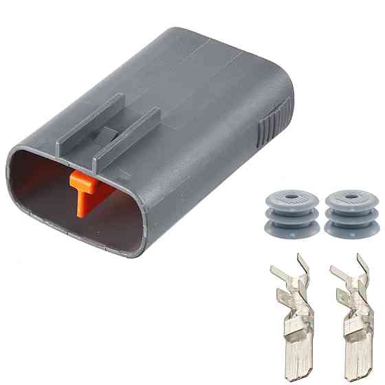 Роз'єм конектор 2-кон., Вентилятор Охлаждения Радіатора, (Резистор), 6195-0057, SUMITOMO Mazda, Nissan Київ