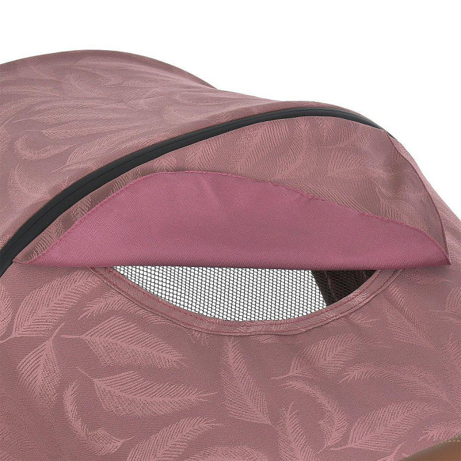 Коляска дитяча EL CAMINO DYNAMIC PRO Special Pink прогулянкова з чохлом та дощовиком Рожева з пір'ячками (ME 1053G-2) Чернігів - фото 7