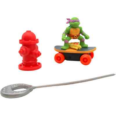 Игровой набор Funrise TMNT Черепашки-ниндзя классические Скейтбордист с лаунчером Донателло (71042) Винница