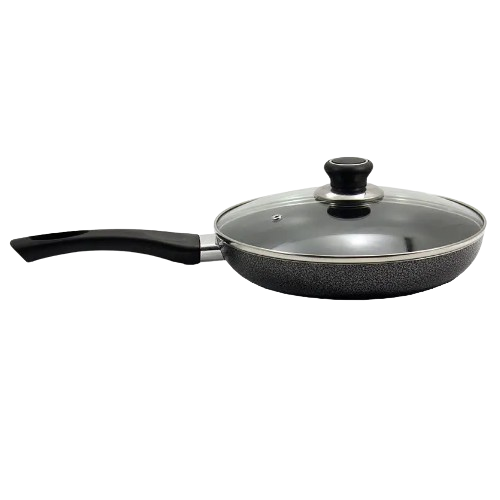 Сковорідка d20см скляна кришка а/п Non Stick PN-20H Interos Житомир - фото 1