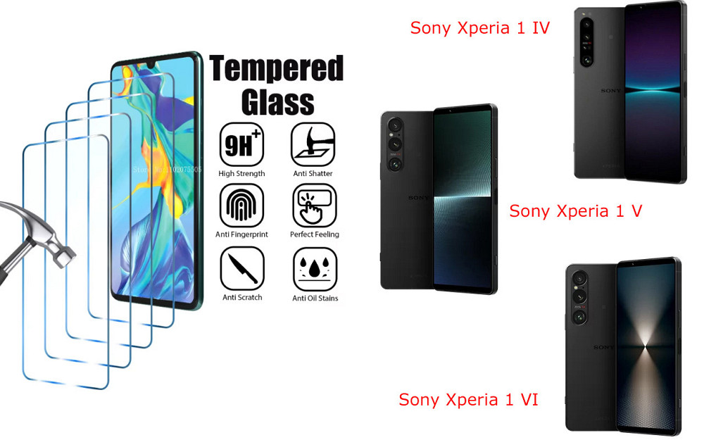 Защитное стекло ArmorGlass для Sony Xperia 1 IV, Xperia 1 V, Xperia 1 VI – устойчивое к царапинам и ударам Киев - изображение 1