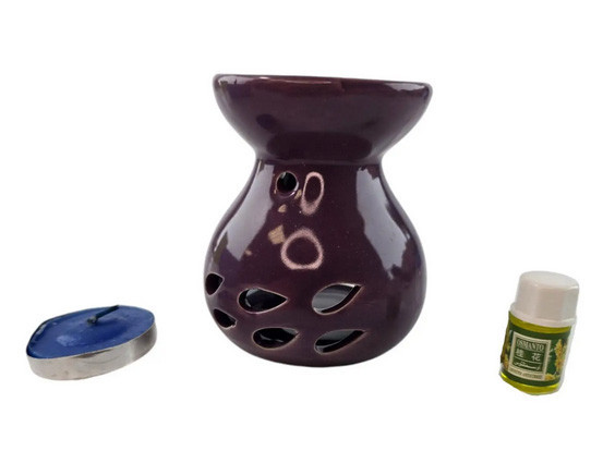 Аромалампа для эфирных масел набор фиолетовая Киев - изображение 1