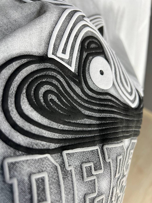 Футболка жіноча YIGOU 23 напис малюнок кролик оверсайз подовжена one size, білий, one size Київ - фото 11