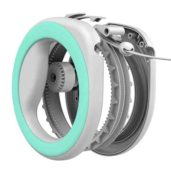 Повідець-рулетка для собак WAUDOG R-leash, кругла, XS-M, до 40 кг, 2,9 м, світловідбиваюча стрі Коломыя