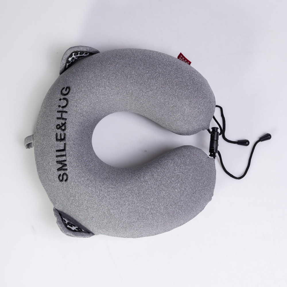 Подушка для шиї Smile&Hug U-подібна темно-сіра HP-56-14G Київ - фото 2