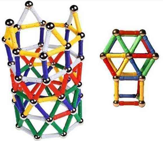 Конструктор магнітний 188 деталей магнетик magnetic кращий, ніж неокуб.!! Київ