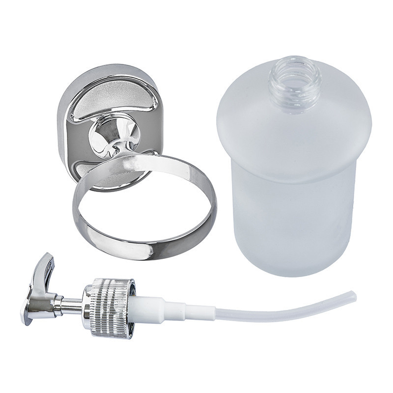 Дозатор для рідкого мила настінний (скло) Zerix AFB-0127 (ZX5062) Київ - фото 4