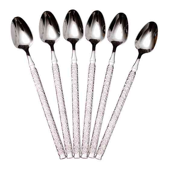 Набор десертных ложек из нержавеющей стали, 6 шт. Киев