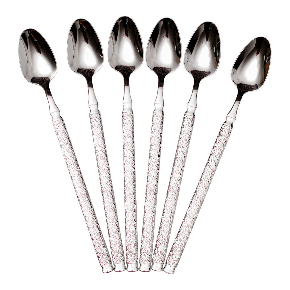 Набір десертних ложок з нержавіючої сталі, 6 шт. Київ - фото 3