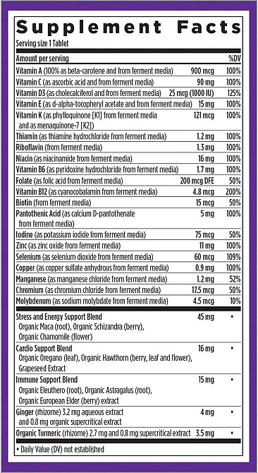 Мультивітаміни для чоловіків New Chapter One Daily Every Man's 72 вег таб Київ - фото 2