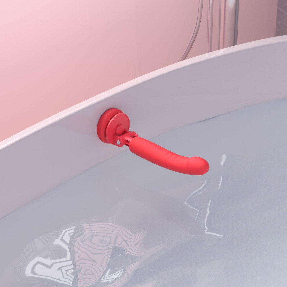 Смарт-міні секс-машина Lovense Mission 2 Vibrating suction cup dildo, 6500 вібрацій/хв, Touch Sense Sex Aura Київ - фото 7