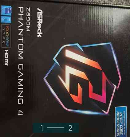 Материнська плата: ASROCK Z690M PHANTOM GAMING 4. Київ