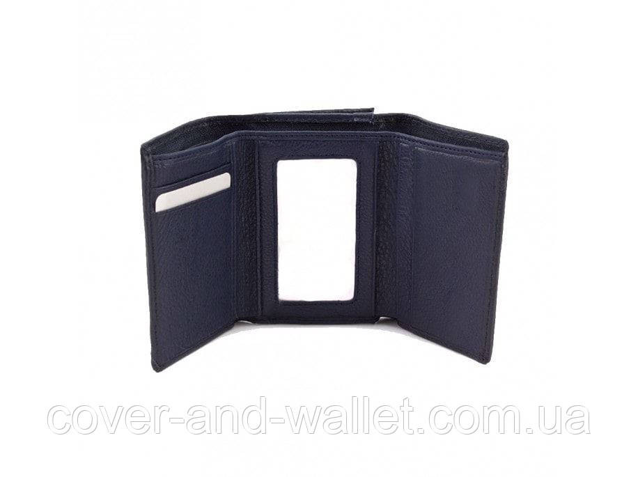 Компактний жіночий гаманець синього кольору на магнітній фіксації Marco Coverna 1419 Київ - фото 8