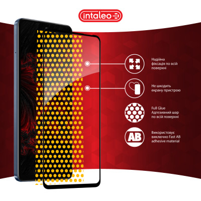 Стекло защитное Intaleo Full Glue Infinix Hot 50 4G Black (1283126607318) Винница - изображение 7
