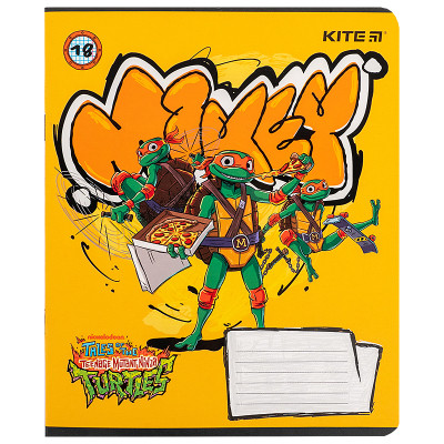 Зошит Kite Ninja Turtles, 18 аркушів, клітинка (NT24-236) Вінниця - фото 5