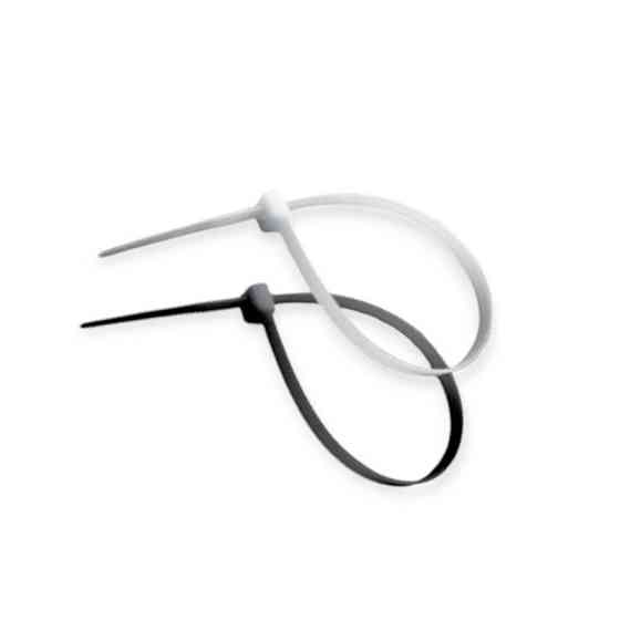 Хомут 250 x 3,6 черный пластиковый Мукачево