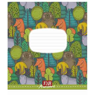 Тетрадь Школярик Funny cuties 24 листа линия (024-3142L) Винница