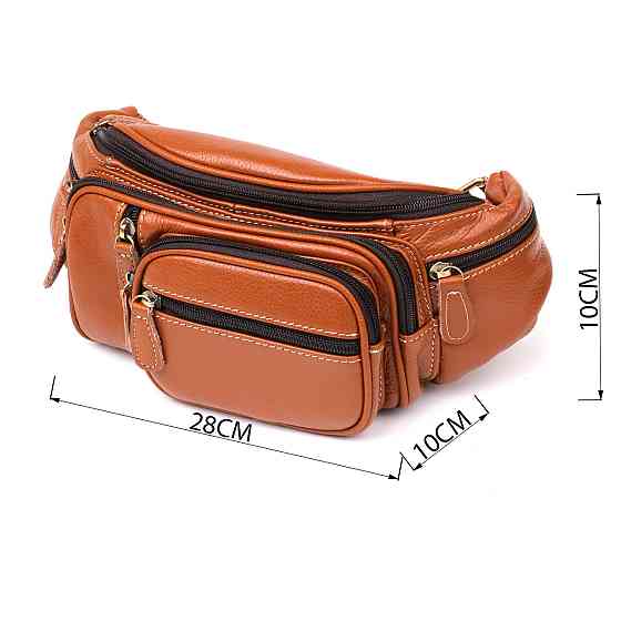 Поясна cумка чоловіча флотар Руда (Vintage) Київ