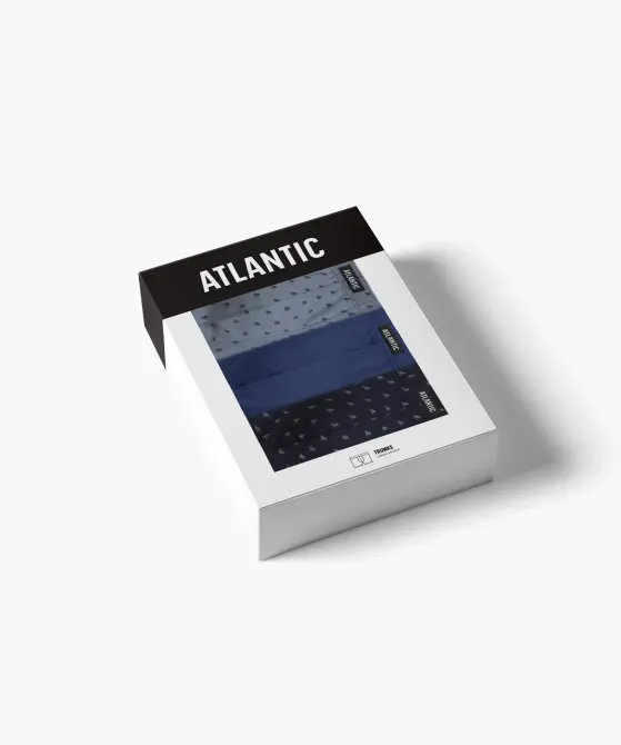 Мужские трусы Atlantic хлопок. Набор 3 шт. 3MH-198 XL Киев - изображение 2