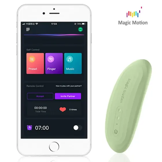 Смарт-вибратор в трусики Magic Motion Nyx Green Львов
