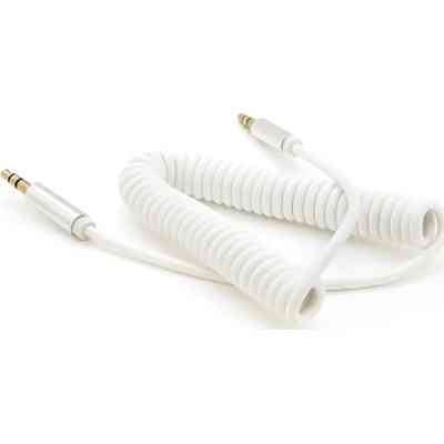 Кабель мультимедійний 3.5mm M to 3.5mm M 1.5m 90° corner white Voltronic (YT-AUXSGJ(M)/(M)-1.5-W) Вінниця