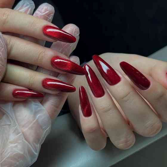 Гель-лак котяче око Gelix Cat Eye Burgundy 8мл Херсон