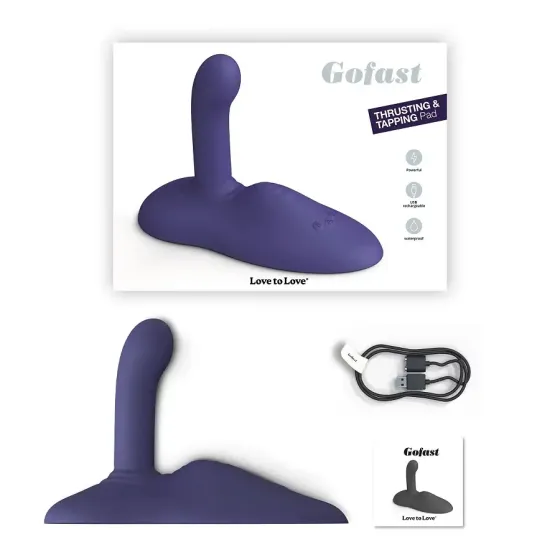 Двойной sit-on-top пульсатор Love To Love GOFAST - стимуляция клитора и точки G, регулируется Львов