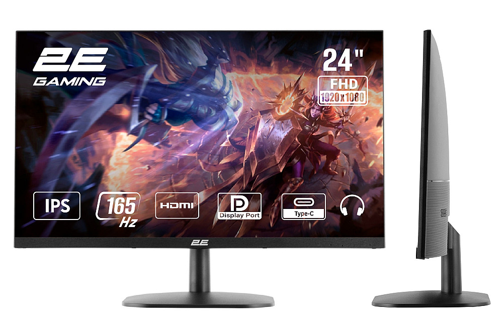 Монітор 2E GAMING 23.8" G2423B HDMI, DP, USB-C, Audio, IPS, 165Hz, 1ms, FreeSync Київ - фото 2