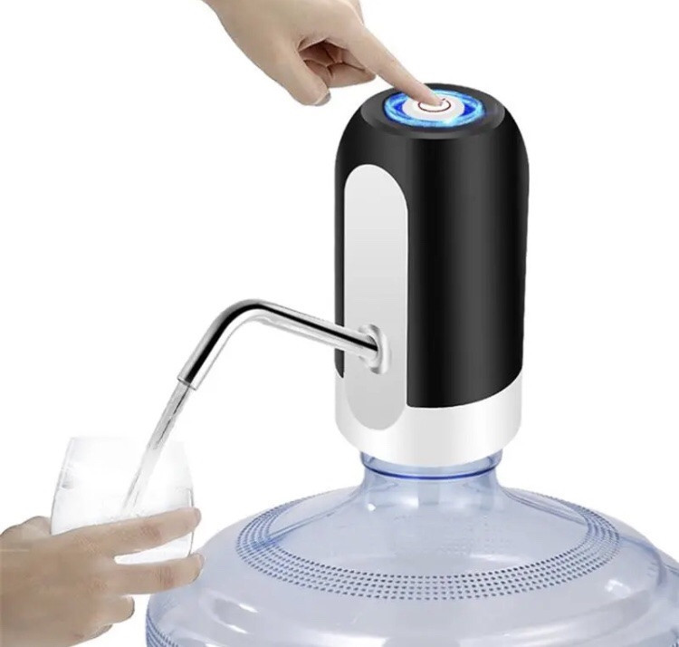 Помпа для води електрична (Диспансер для води) на акумуляторній батареї, плавно набирає воду без бризок Київ - фото 2