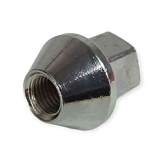 Гайка М12х1,5х33 хром цельный конус ключ 19 Форд колеса Мукачево