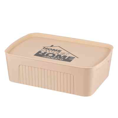 Контейнер для зберігання Ardesto З кришкою Бежевий 13 л (ARHC2513B) Вінниця