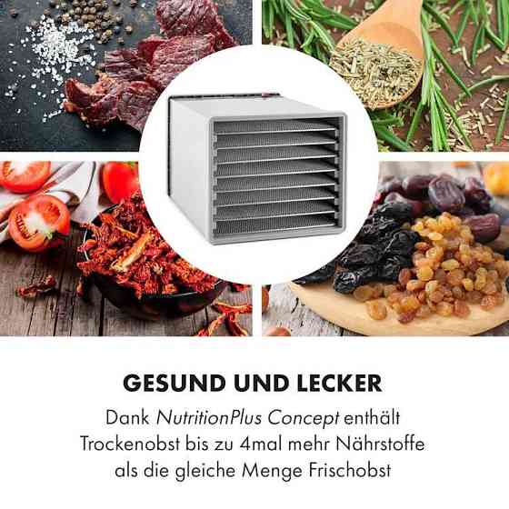 Дегідратор Fruit Jerky Steel 8 Klarstein Німеччина Рівне