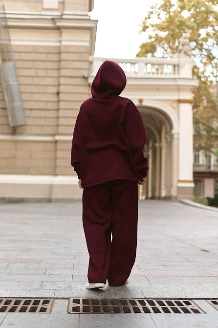 Жіночий теплий костюм двійка вільного крою тринитка на флісі Одеса - фото 10