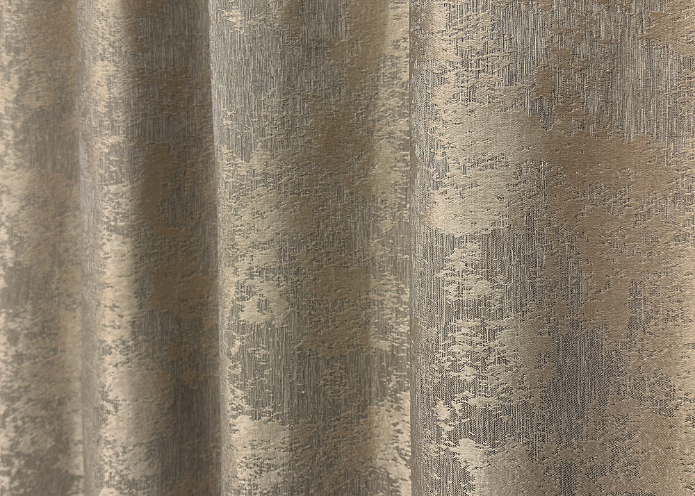 Комплект штор на люверсах VR-Textil Жаккард Sultan XO № 1683ш 150х250 см 2 шт Капучино (37-0196) Киев - изображение 8