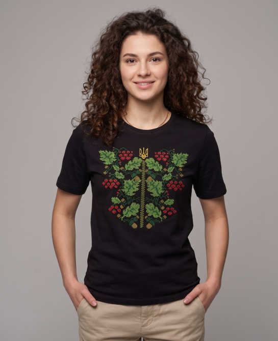 Футболка з вишивкою КАЛИНА Київ - фото 3