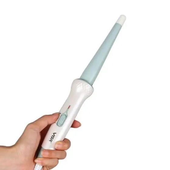 Конусна плойка для волосся з керамічним покриттям VGR V-596 Київ