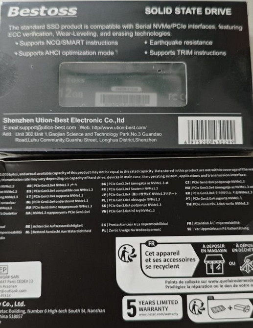 SSD 2.5 / m2 nvme накопители 128 256 512 ГБ 1 ТБ Харьков - изображение 3