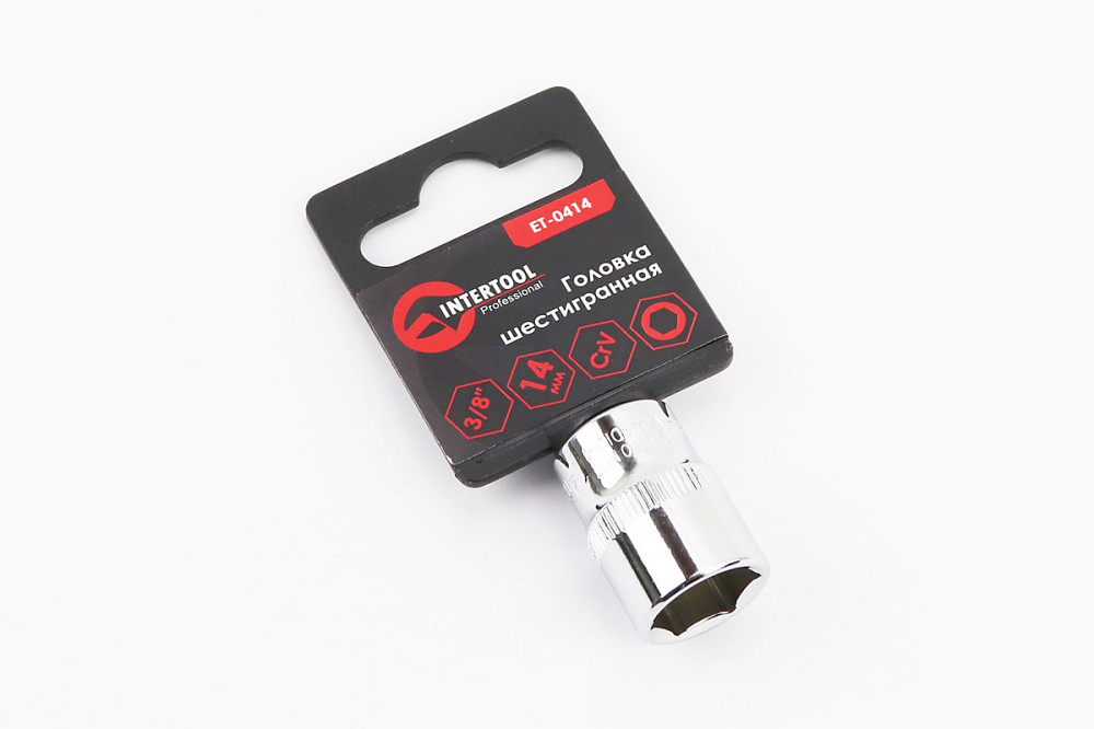 Головка торцева 6-гранна 3/8" 14мм CrV ET-0414 Київ - фото 1
