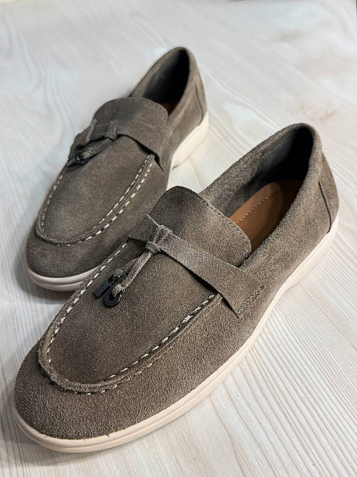 Туфлі жіночі Meideli 509-3 лофери з натуральної замші з китицями бежеві, 39, 25 см Київ - фото 14