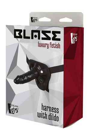 Страпон жіночий BLAZE HARNESS WITH DILDO Sex Aura Київ